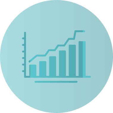 Diyagram Vektörü Kabartma Çemberi Gradyan Simgesi