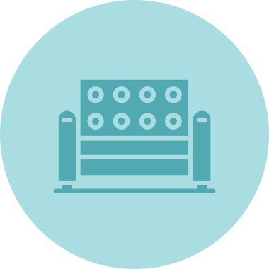 Koltuk Kabartma Çemberi Gradyan Simgesi