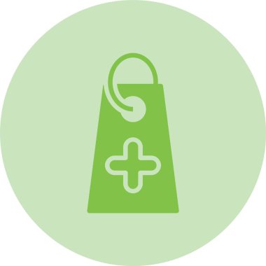 Etiket Kabartma Çemberi Gradyan Simgesi