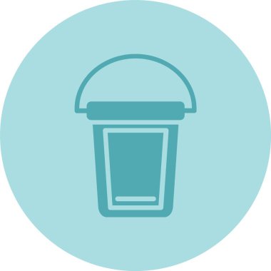 Kova Kabartma Çemberi Gradyan Simgesi