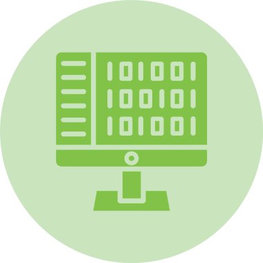 Kodlama Çemberi Gradyan Simgesi