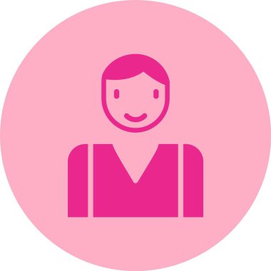 Yönetim Kabartma Çemberi Gradyan Simgesi