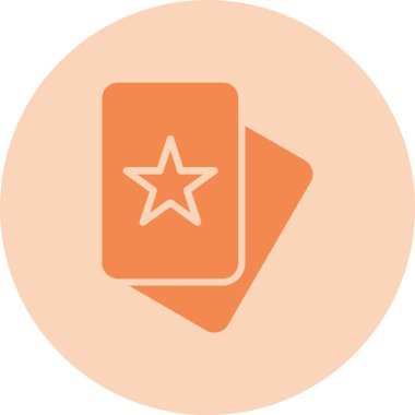 Kart Kabartma Çemberi Gradyan Simgesi