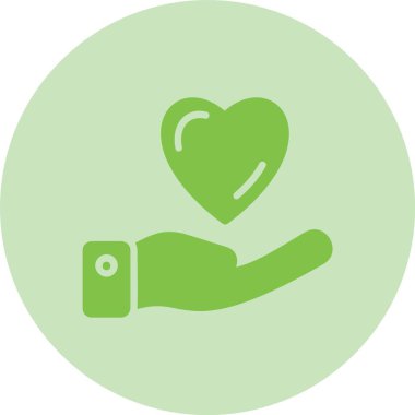 Değerler Kabartma Çemberi Gradyan Simgesi