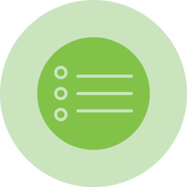 Menü Kabartma Çemberi Gradyan Simgesi