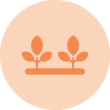 Bahçe Kabartma Çemberi Gradyan Simgesi