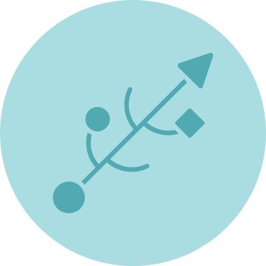 Kullanıcı Bağlantısı Kabartma Çemberi Gradyan Simgesi