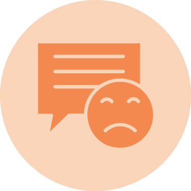 Kötü İnceleme Kabartma Çemberi Grafik Simgesi