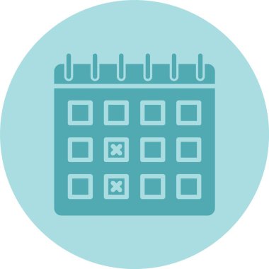 Tarih Kabartma Çemberi Gradyan Simgesi