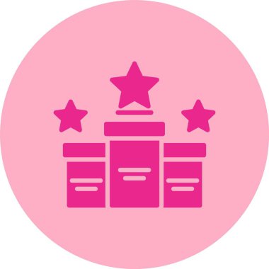 Kabartma Çemberi Gradyan Simgesi Sıralanıyor