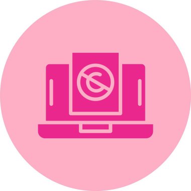 Telif Hakları Kabartma Çemberi Gradyan Simgesi