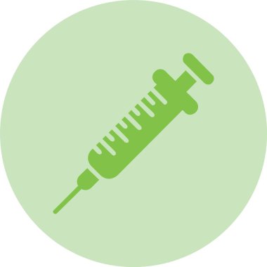 Şırınga Kabartma Çemberi Gradyan Simgesi