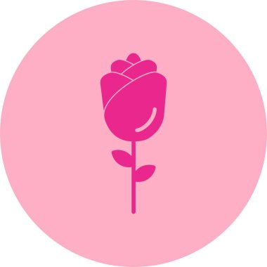 Çiçek Kabartma Çemberi Gradyan Simgesi