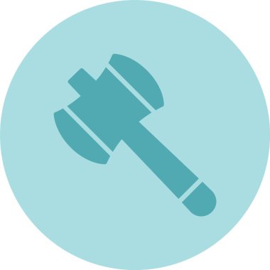 Balta Kabartma Çemberi Gradyan Simgesi