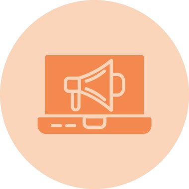 Pazarlama Kabartma Çemberi Gradyan Simgesi