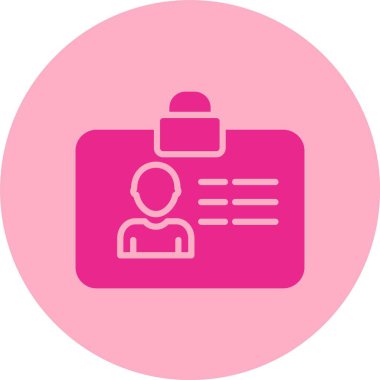 Kimlik Kabartma Çemberi Gradyan Simgesi