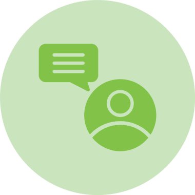 İletişim Kabartma Çemberi Gradyan Simgesi