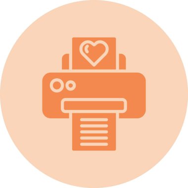 Yazıcı Kabartma Çemberi Gradyan Simgesi