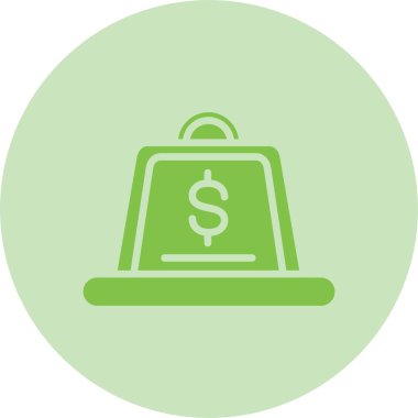 Alan Kabartma Çemberi Gradyan Simgesinin Derinliği