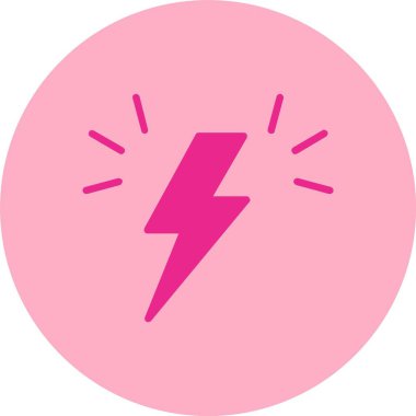 Enerji Kabartma Çemberi Gradyan Simgesi