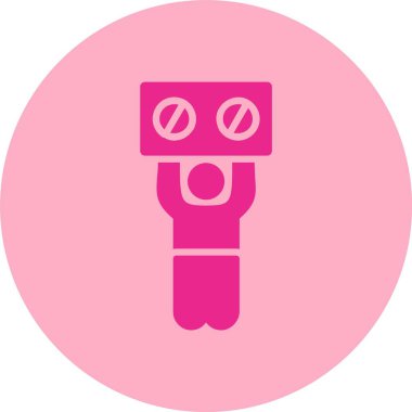 Protestocular Kabartma Çemberi Gradyan Simgesi