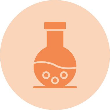 Aşı Araştırma Bilimi Kabartma Çemberi Gradyan Simgesi