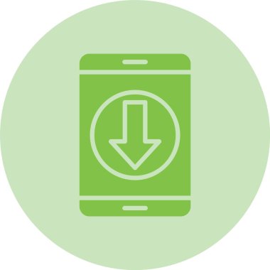 Glyph Çemberi Gradyan Simgesi İndir