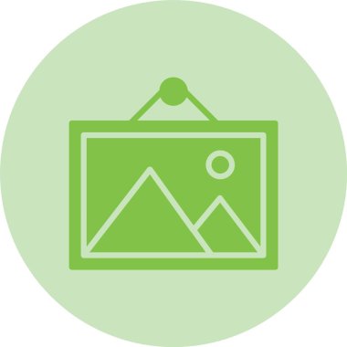 Resim Kabartma Çemberi Gradyan Simgesi