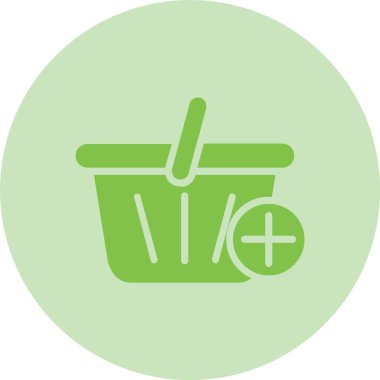 Sepet Kabartma Çemberi Gradyan Simgesine Ekle