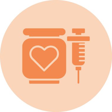 Enjeksiyon Kabartma Çemberi Gradyan Simgesi