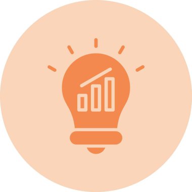 Başlangıç Fikri Kabartma Çemberi Gradyan Simgesi