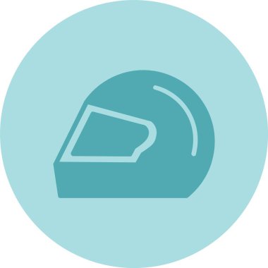 Miğfer Kabartma Çemberi Gradyan Simgesi