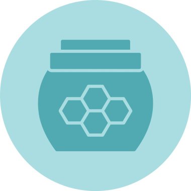 Bal Kabartma Çemberi Gradyan Simgesi