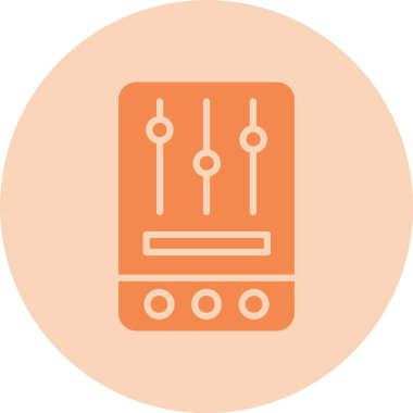 Rgb Işık Denetimi Kabartma Çemberi Gradyan Simgesi