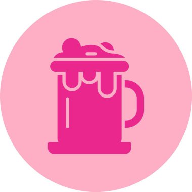 Sıcak Çikolata Kabartma Çemberi Gradyan Simgesi