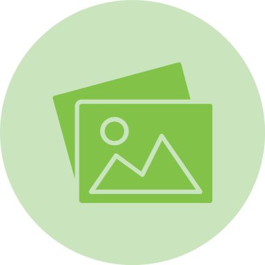 Resim Kabartma Çemberi Gradyan Simgesi