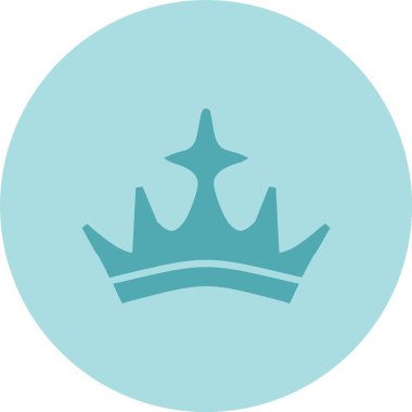 Crown Glyph Çember Gradyan Simgesi