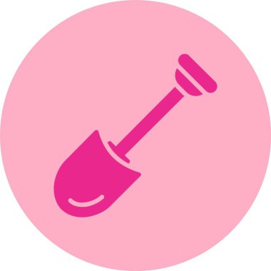 Kürek Kabartma Çemberi Gradyan Simgesi