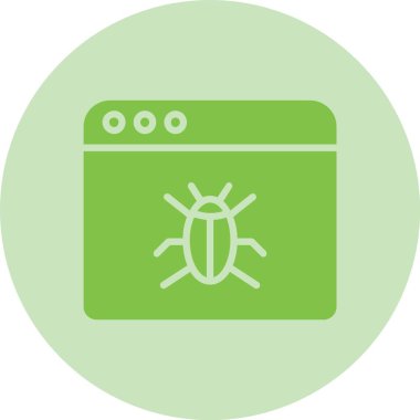 Virüs Kabartma Çemberi Gradyan Simgesi