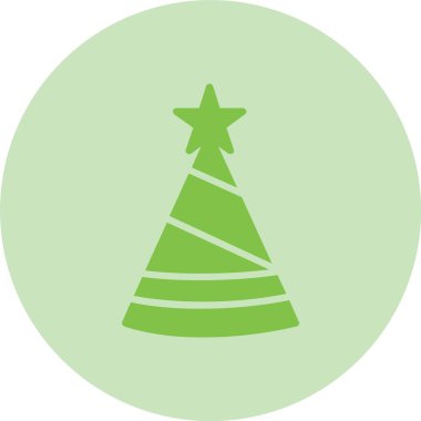 Parti Şapkası Kabartma Çemberi Gradyan Simgesi