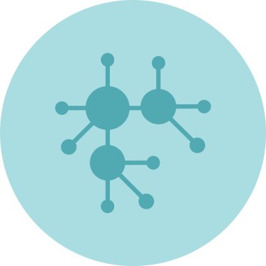 Ağ Kabartma Çemberi Gradyan Simgesi