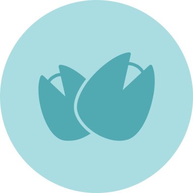 Pista Fındık Kabartma Çemberi Gradyan Simgesi