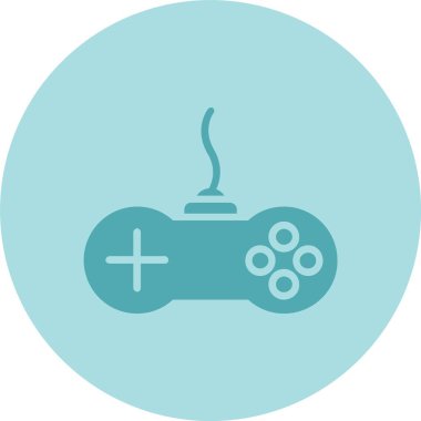 Oyun Denetleyici Kabartma Çemberi Gradyan Simgesi