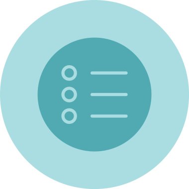 Menü Kabartma Çemberi Gradyan Simgesi