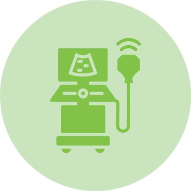 Ultrason Kabartma Çemberi Gradyan Simgesi