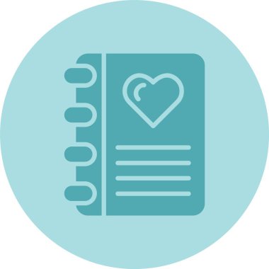 Günlük Kabartma Çemberi Gradyan Simgesi