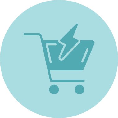 Cart Kabartma Çemberi Gradyan Simgesi