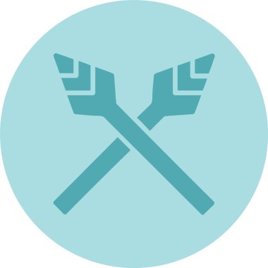 Lance Glyph Çember Gradyan Simgesi