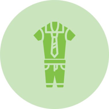 Üniforma Kabartma Çemberi Gradyan Simgesi