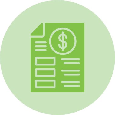 Fatura Kabartma Çemberi Gradyan Simgesi